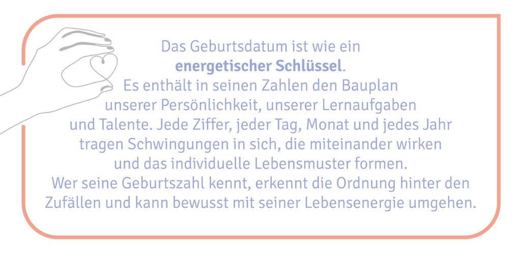 Das Geburtsdatum ist wie ein energetischer Schlüssel.